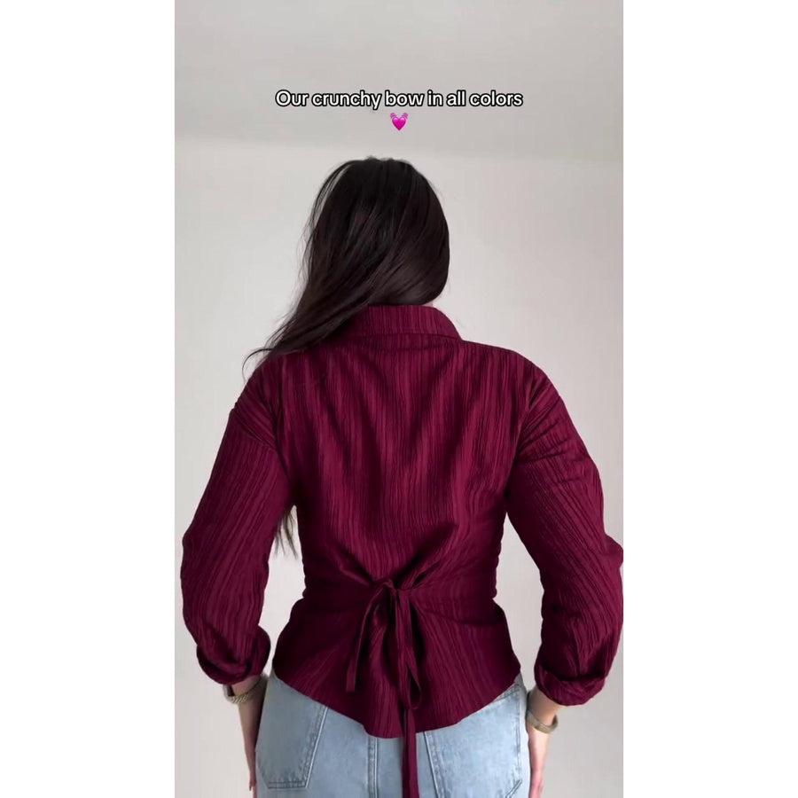 شميز كروب برباط من الخلف SH1