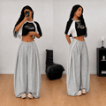 Leg59 Wide Leg Fit Pants - Turkish Cotton