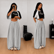 Leg59 Wide Leg Fit Pants - Turkish Cotton