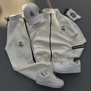 سوت ريال مدريد قطعتين ( جاكيت + بنطلون ) S24 - Princess Store l برنسيس ستور