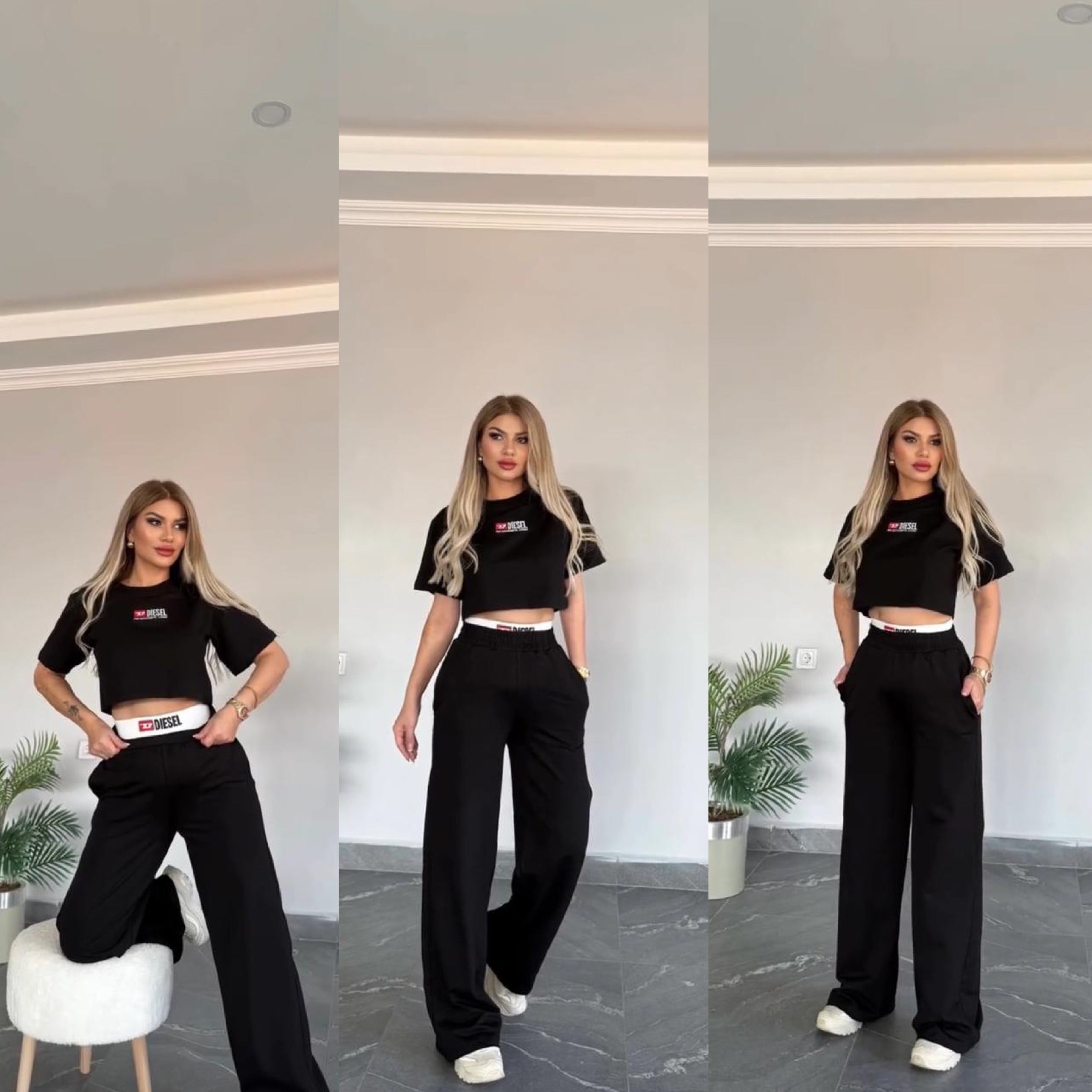 سوت قطعتين ( تيشيرت + بنطلون ) S10