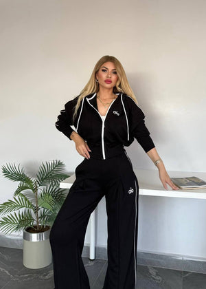 سوت ALO 3 قطع ( سويت شيرت + بنطلون + توب ) S21 - Princess Store l برنسيس ستور