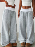 Leg60 Foldover Waist Wide Leg Pants