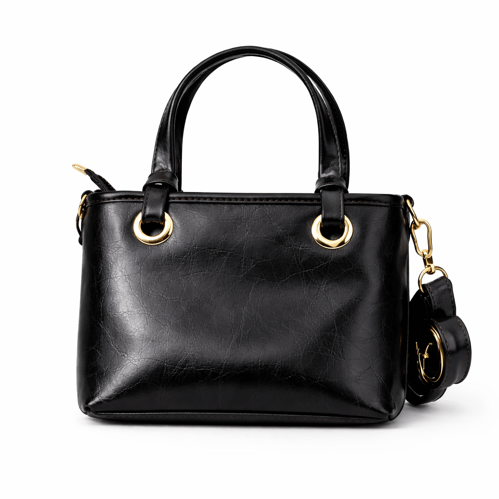 شنطة جلد بمقبض يد وحزام كتف Bg23