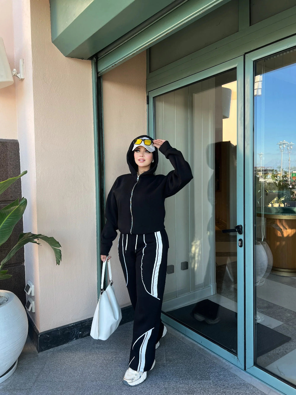 سوت قطعتين ( سويت شيرت + بنطلون ) S18 - Princess Store l برنسيس ستور 