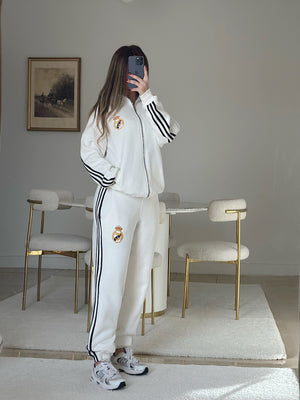 سوت ريال مدريد قطعتين ( جاكيت + بنطلون ) S24 - Princess Store l برنسيس ستور 