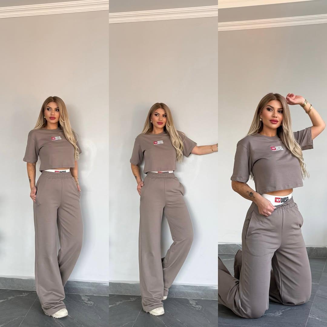 سوت قطعتين ( تيشيرت + بنطلون ) S10